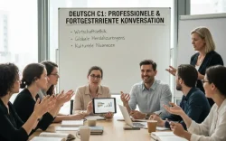 کلاس مکالمه آلمانی سطح C1 برای مکالمه حرفه‌ای و پیشرفته